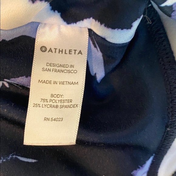 Athleta Water Flower Salutation 7/8 Leggings - Picture 7 of 10